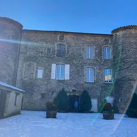 Studio Au Chateau De Lachau Exterior foto